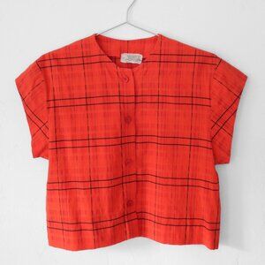 Magic Dog Upcycled Vintage Crop Top, Size M/L